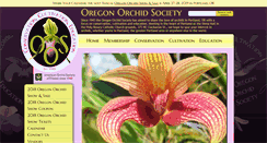 Desktop Screenshot of oregonorchidsociety.org